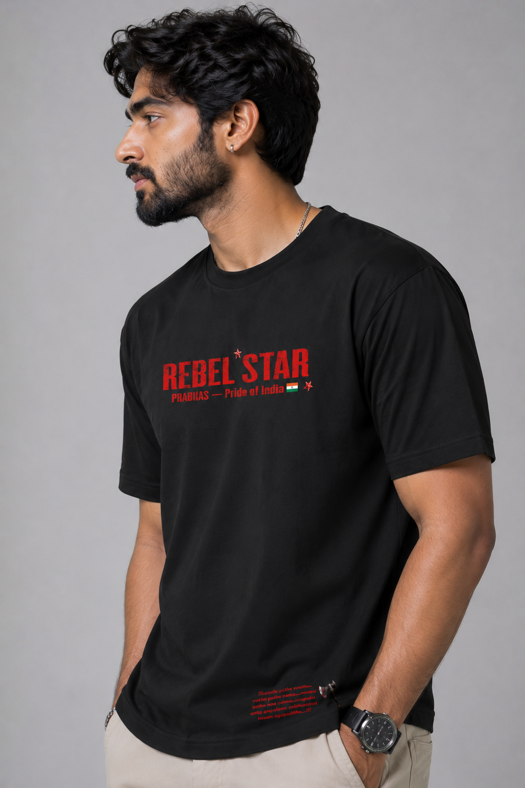 Rebel Star Regular Fit T-Shirt