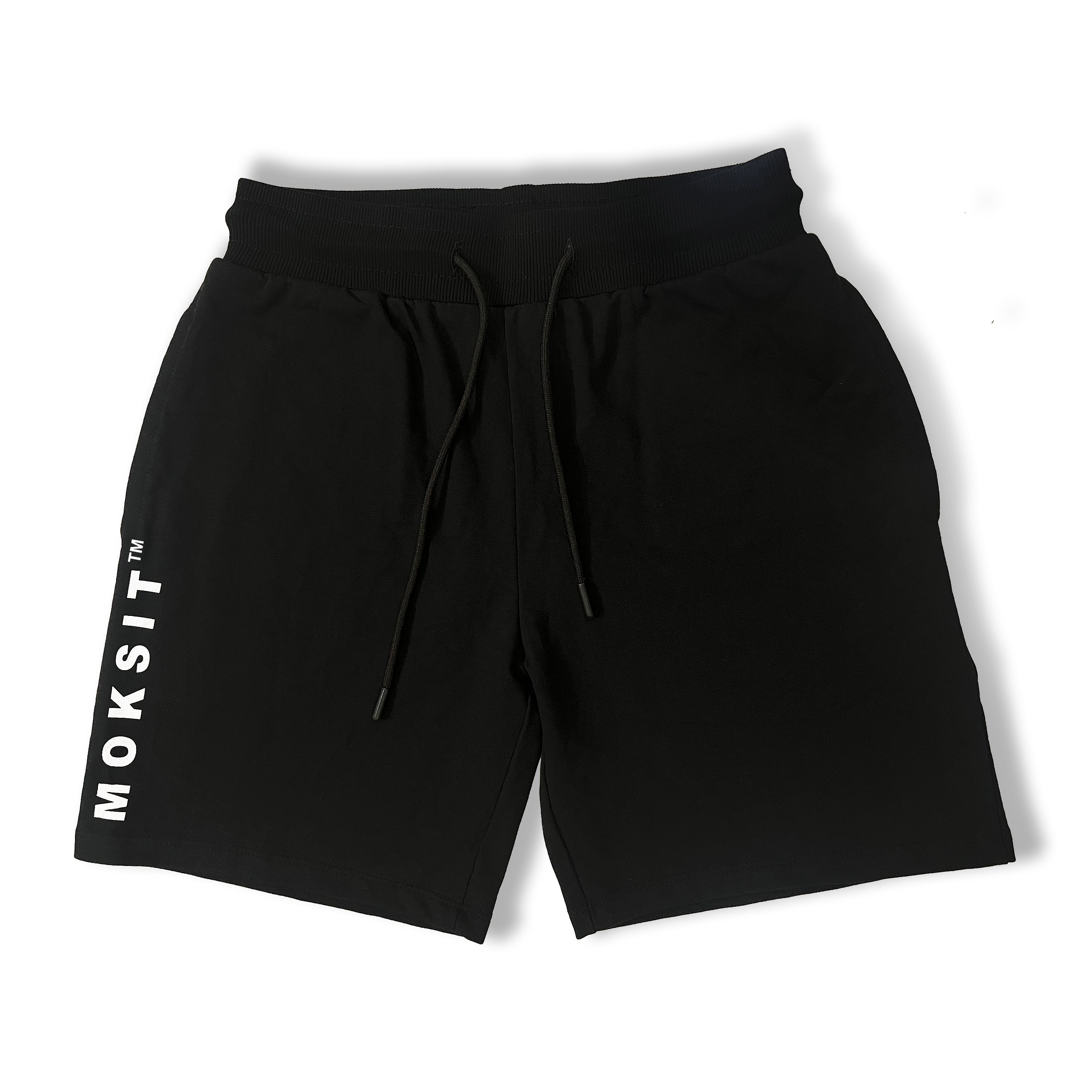 French Terry Cotton Shorts with Zipper Pockets