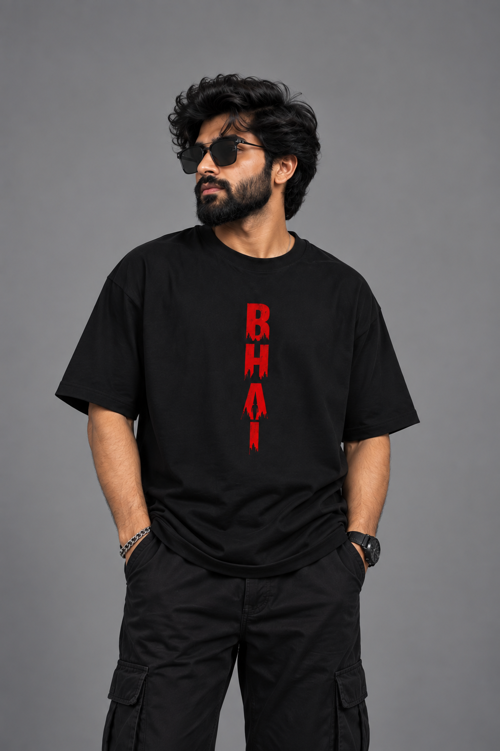 BHAI – Premium 240 GSM French Terry T-Shirt