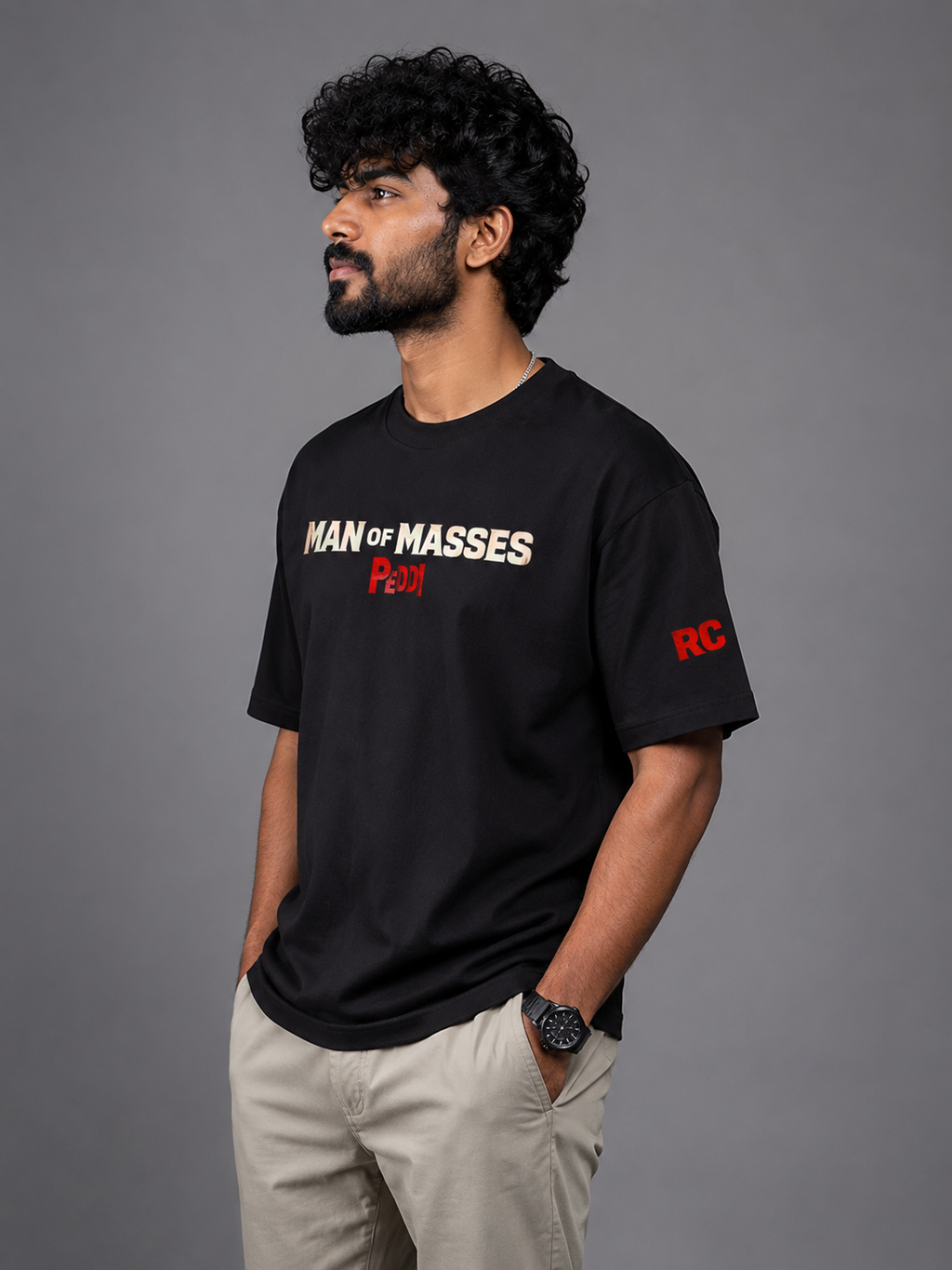 Mega Legacy Oversized T-Shirt | 240 GSM French Terry | 100% Cotton Premium Black