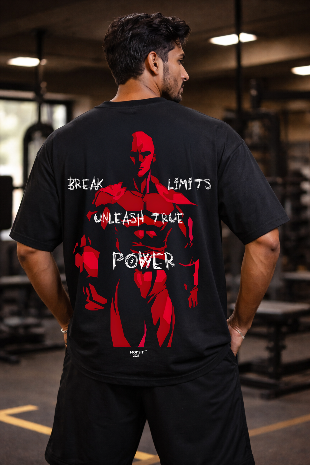 Fear The Punch Oversized T-Shirt – 240 GSM Premium Cotton Graphic Tee