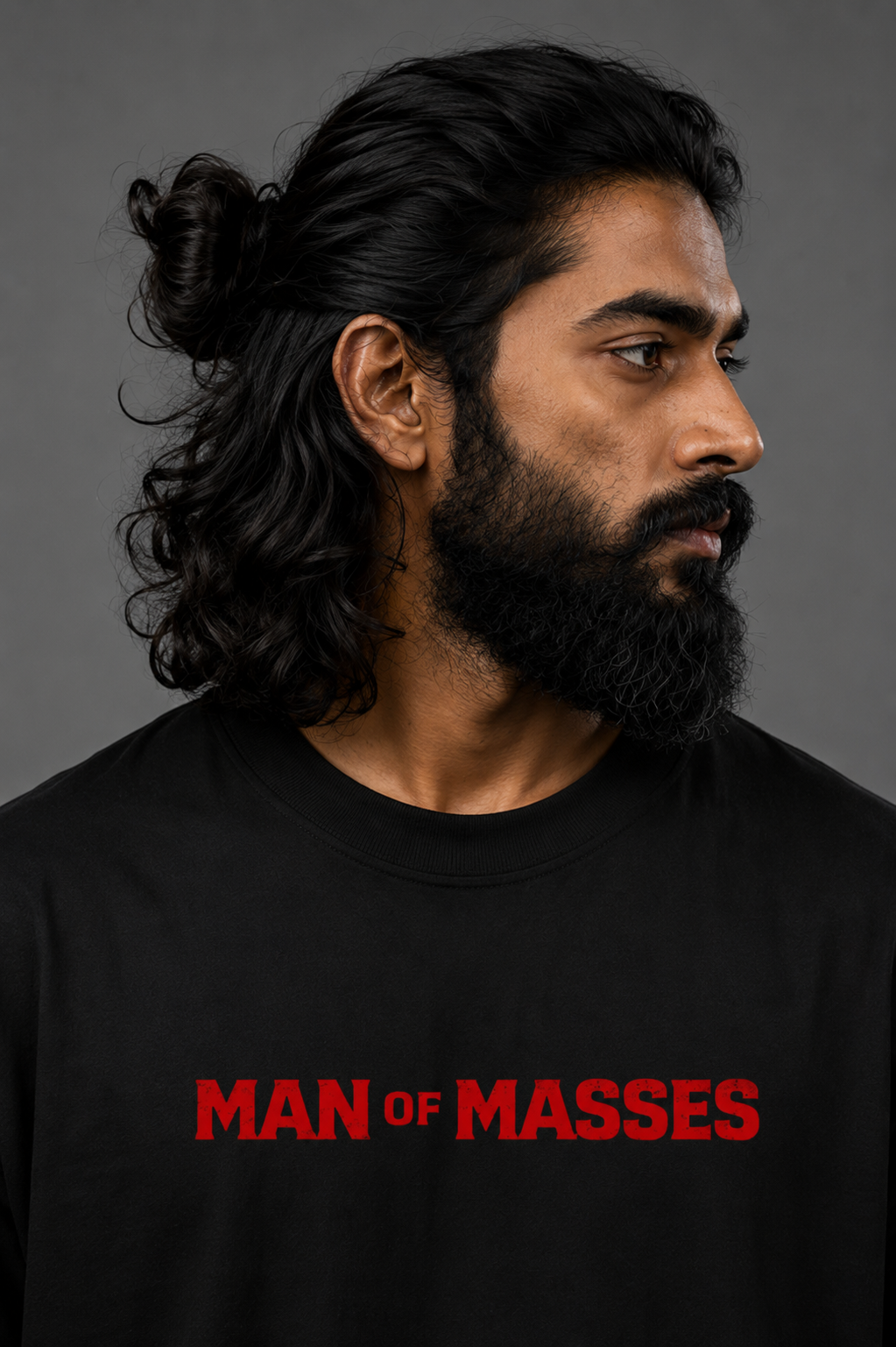 MAN OF MASSES Premium Oversized T-Shirt | 240 GSM French Terry Cotton