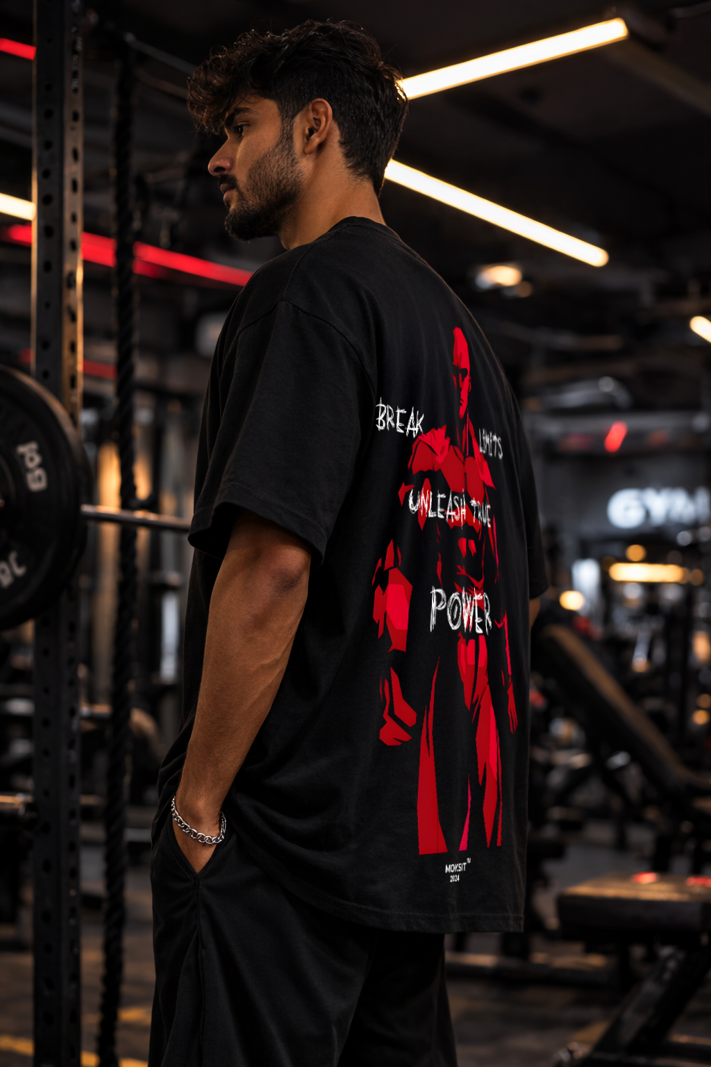 Fear The Punch Oversized T-Shirt – 240 GSM Premium Cotton Graphic Tee