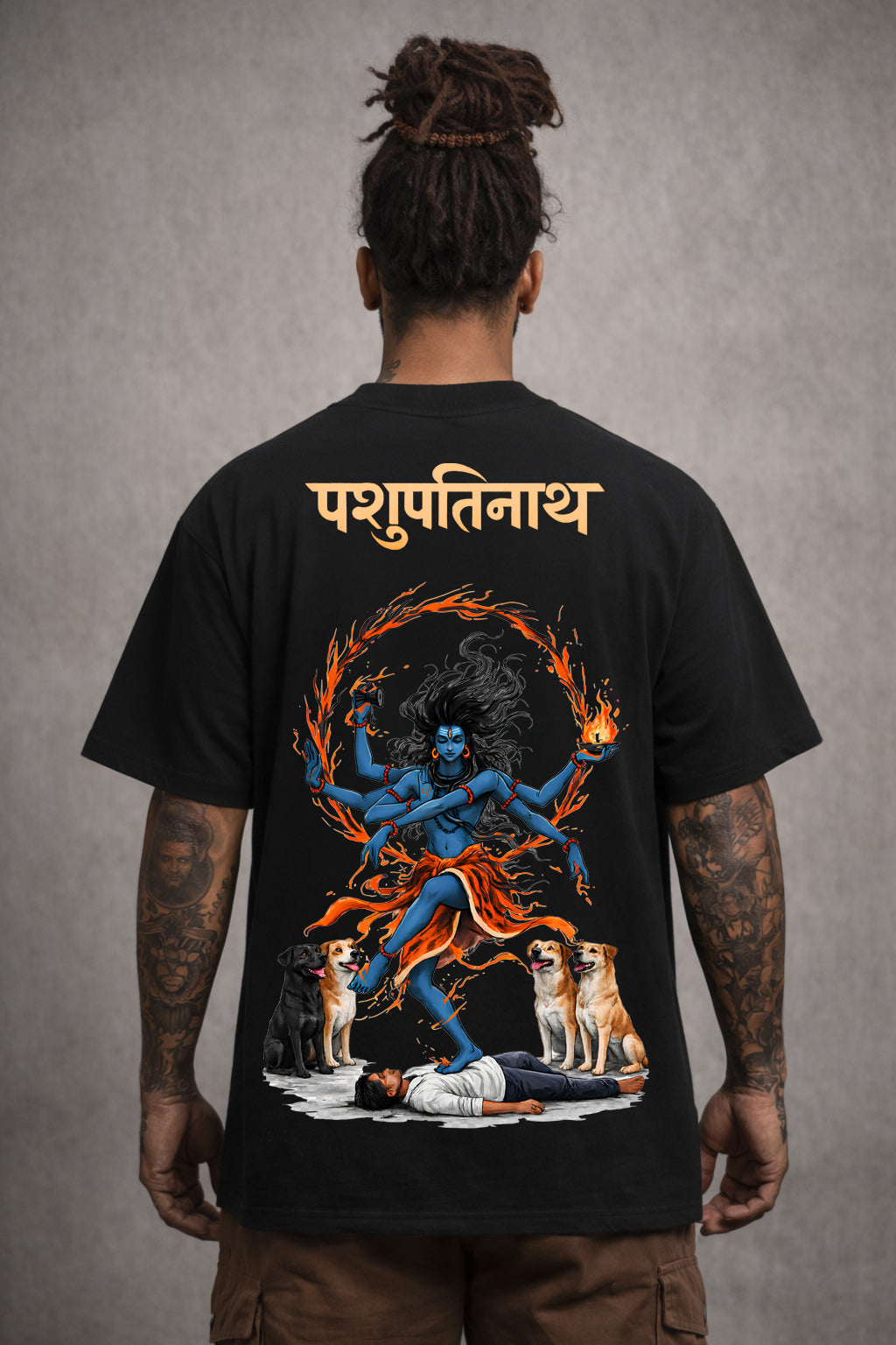 Pashupatinath Shiva Graphic T-Shirt – Karmayogi Edition