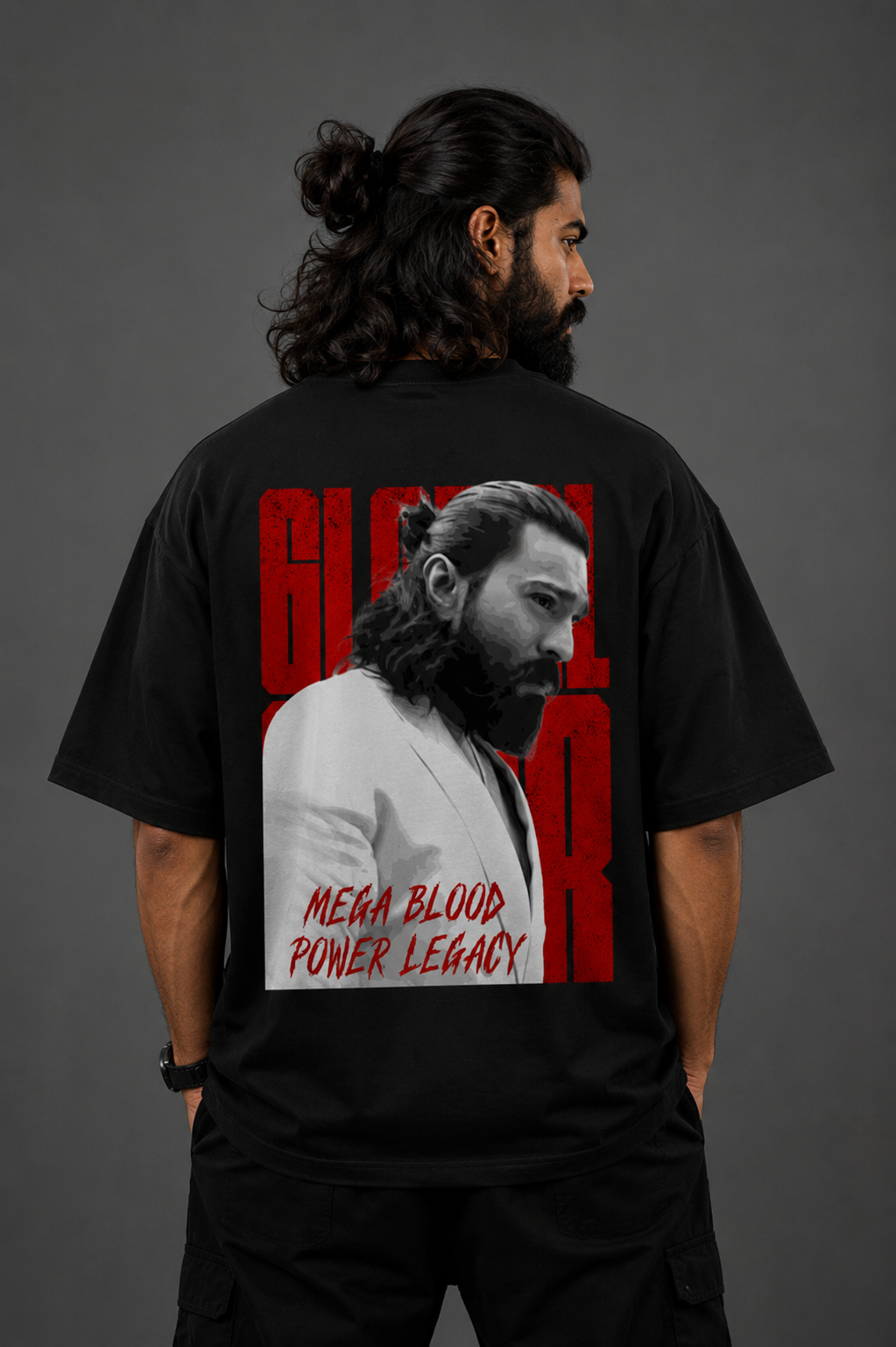 MAN OF MASSES Premium Oversized T-Shirt | 240 GSM French Terry Cotton
