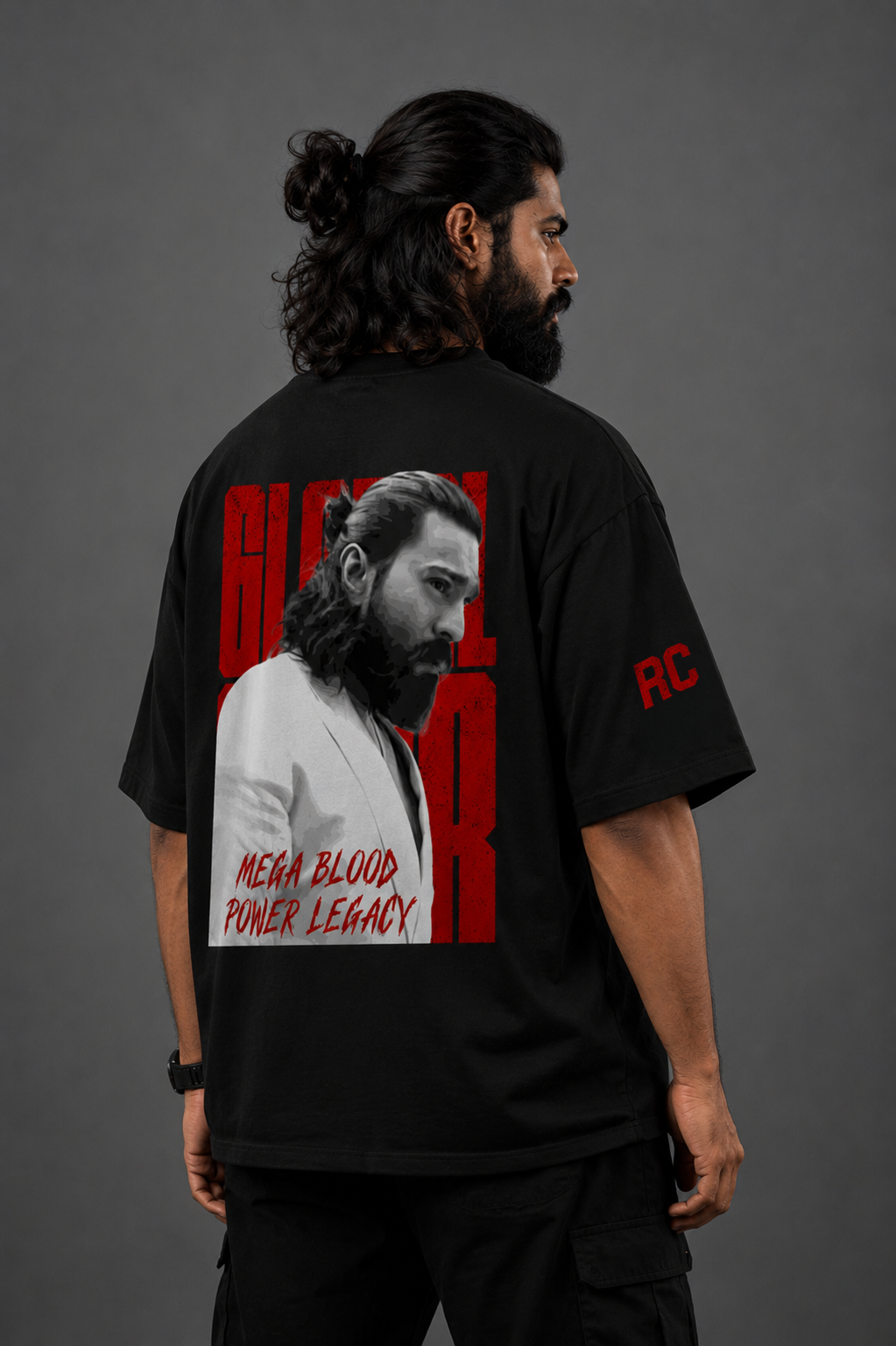 MAN OF MASSES Premium Oversized T-Shirt | 240 GSM French Terry Cotton