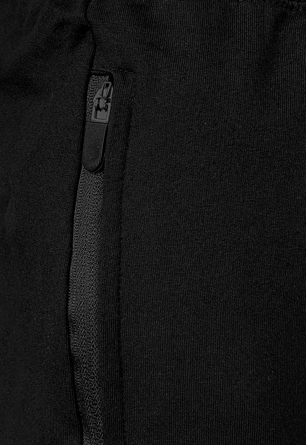 French Terry Cotton Shorts with Zipper Pockets