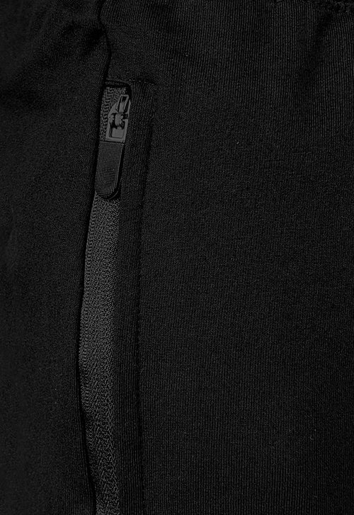 French Terry Cotton Shorts with Zipper Pockets