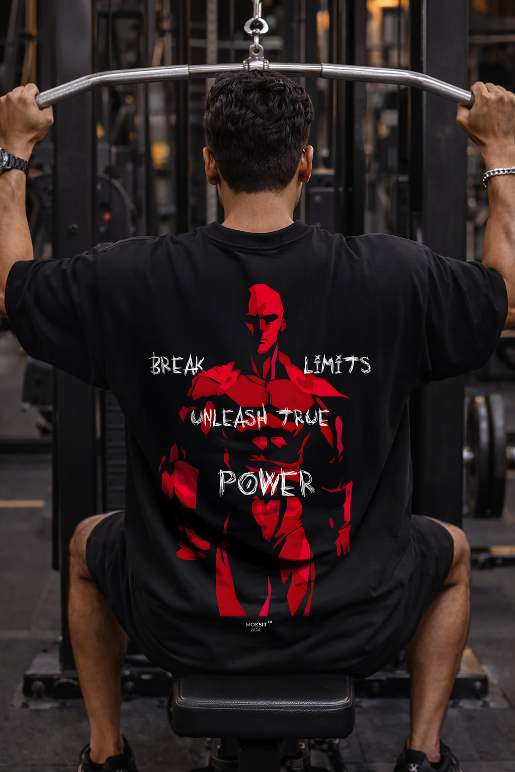 Fear The Punch Oversized T-Shirt – 240 GSM Premium Cotton Graphic Tee