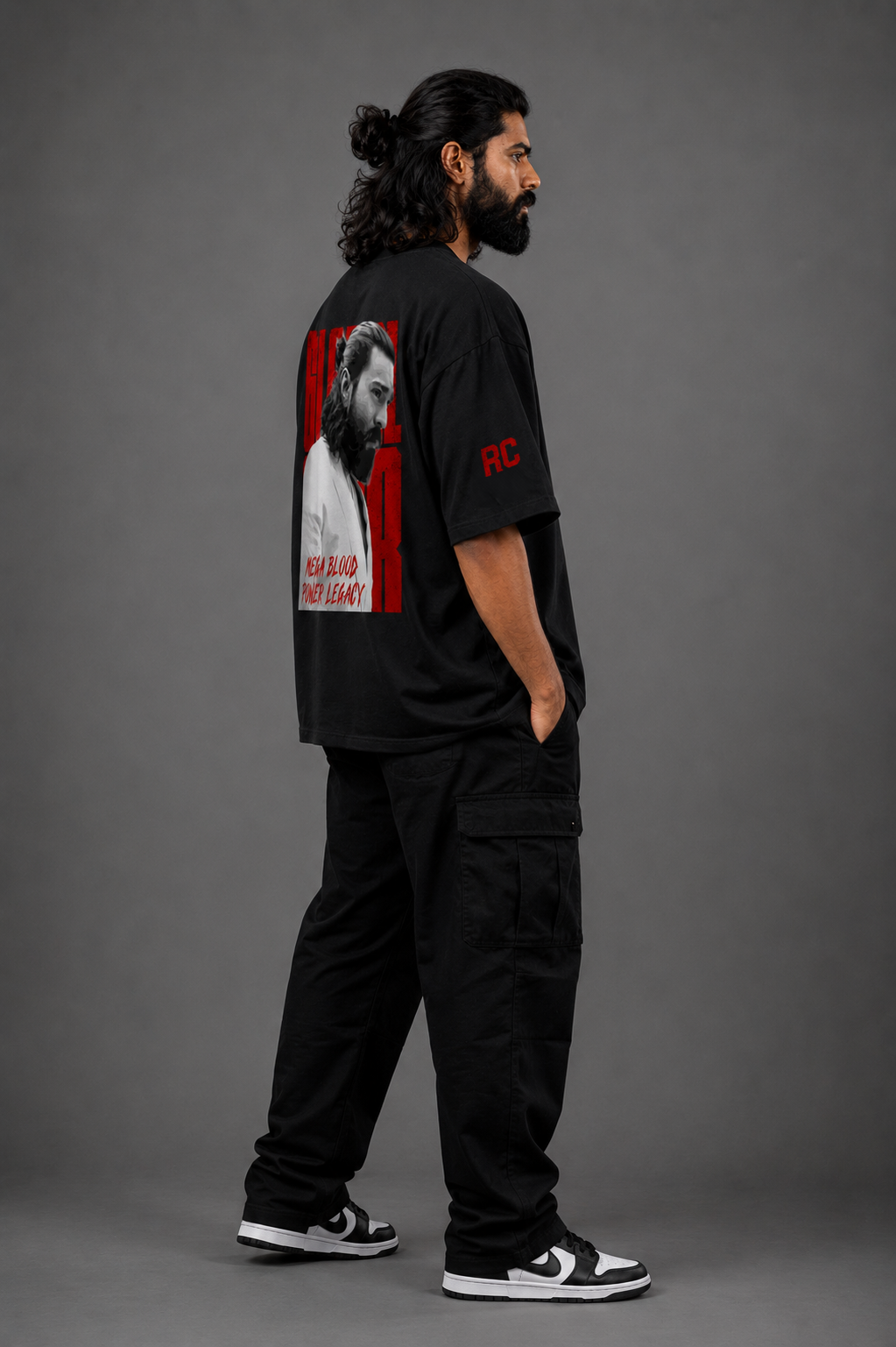 MAN OF MASSES Premium Oversized T-Shirt | 240 GSM French Terry Cotton