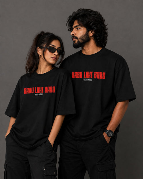 BABU LAKE BABU – Fan Edition Oversized T-Shirt❤️‍🔥
