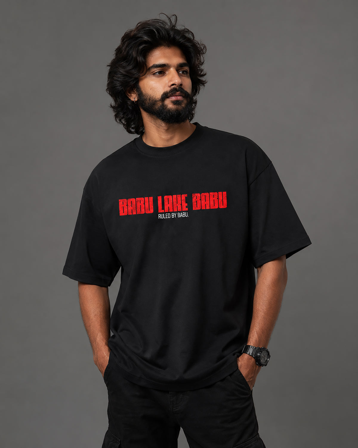 BABU LAKE BABU – Fan Edition Oversized T-Shirt❤️‍🔥