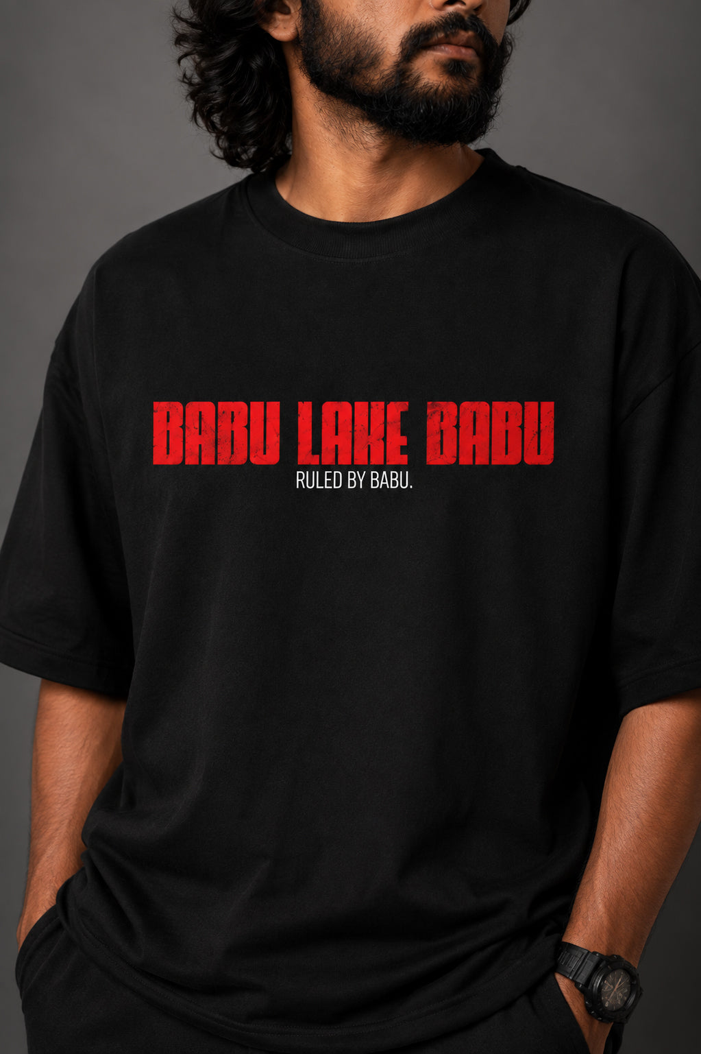 BABU LAKE BABU – Fan Edition Oversized T-Shirt❤️‍🔥