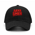 AAYA SHER Black Cap – Bold Streetwear Style Adjustable Hat