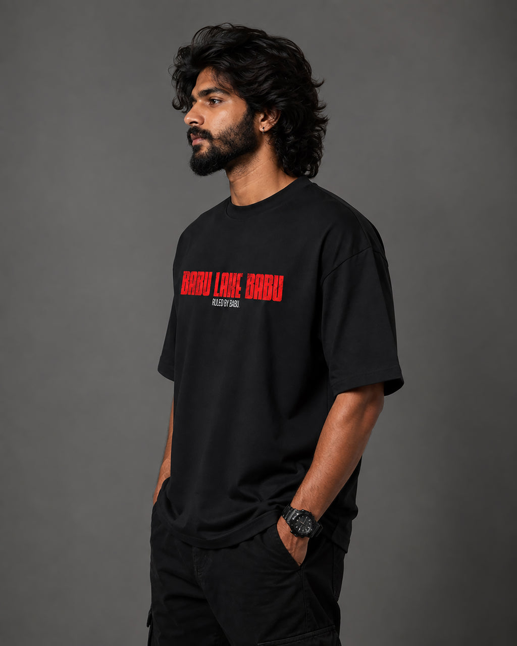 BABU LAKE BABU – Fan Edition Oversized T-Shirt❤️‍🔥
