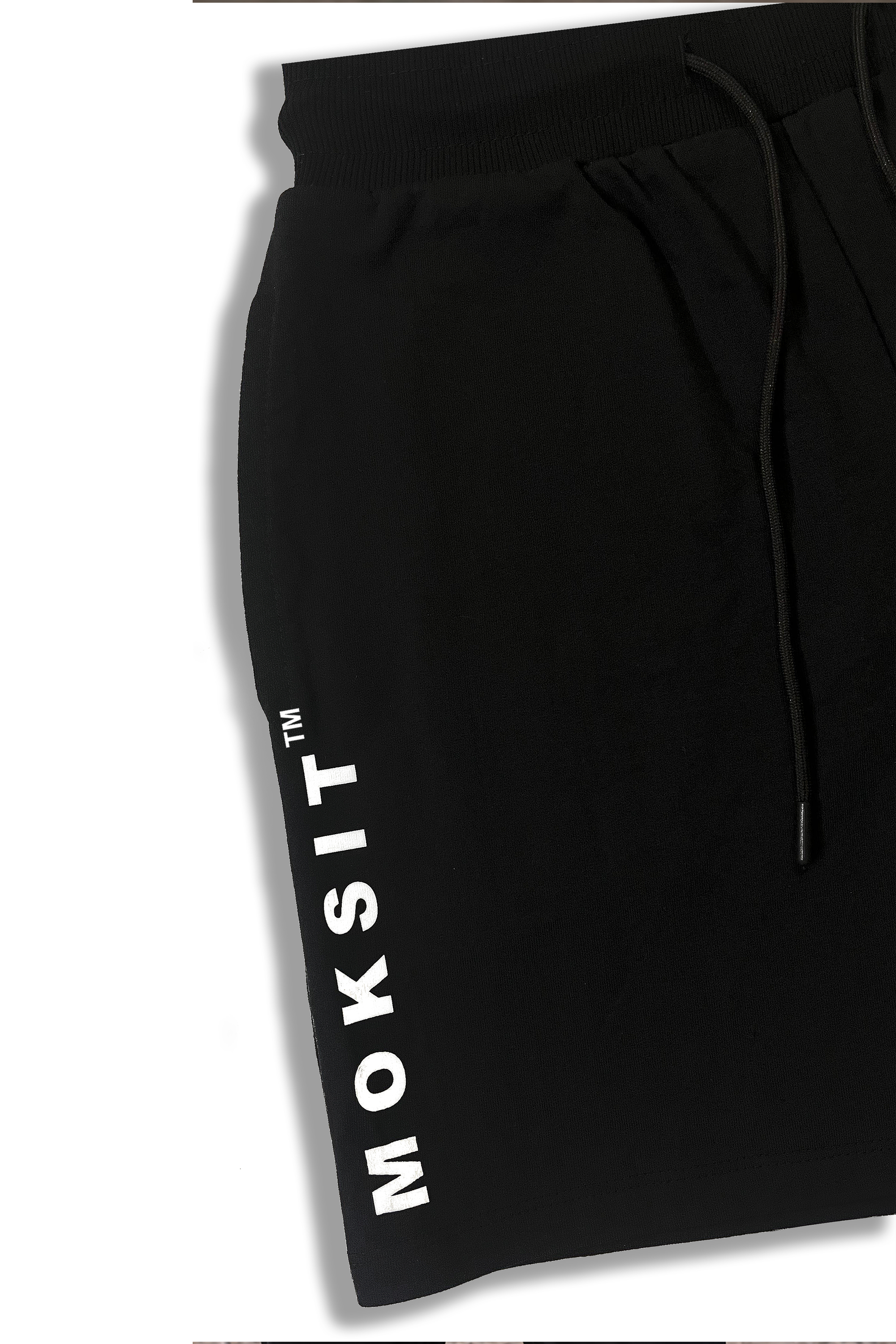 French Terry Cotton Shorts with Zipper Pockets